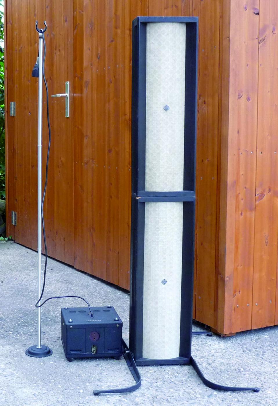 Telefunken R&ouml;hrenverst&auml;rker, A 1140, 1950, mit Lautsprecher, funktioniert